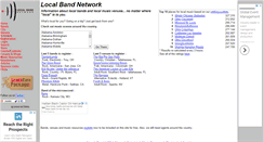 Desktop Screenshot of localbandnetwork.com